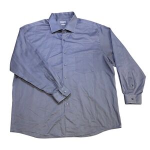 Van‎ Heusen FLEX Dress Shirt Mens 17 1/2 32/33 Regular Fit Office Career